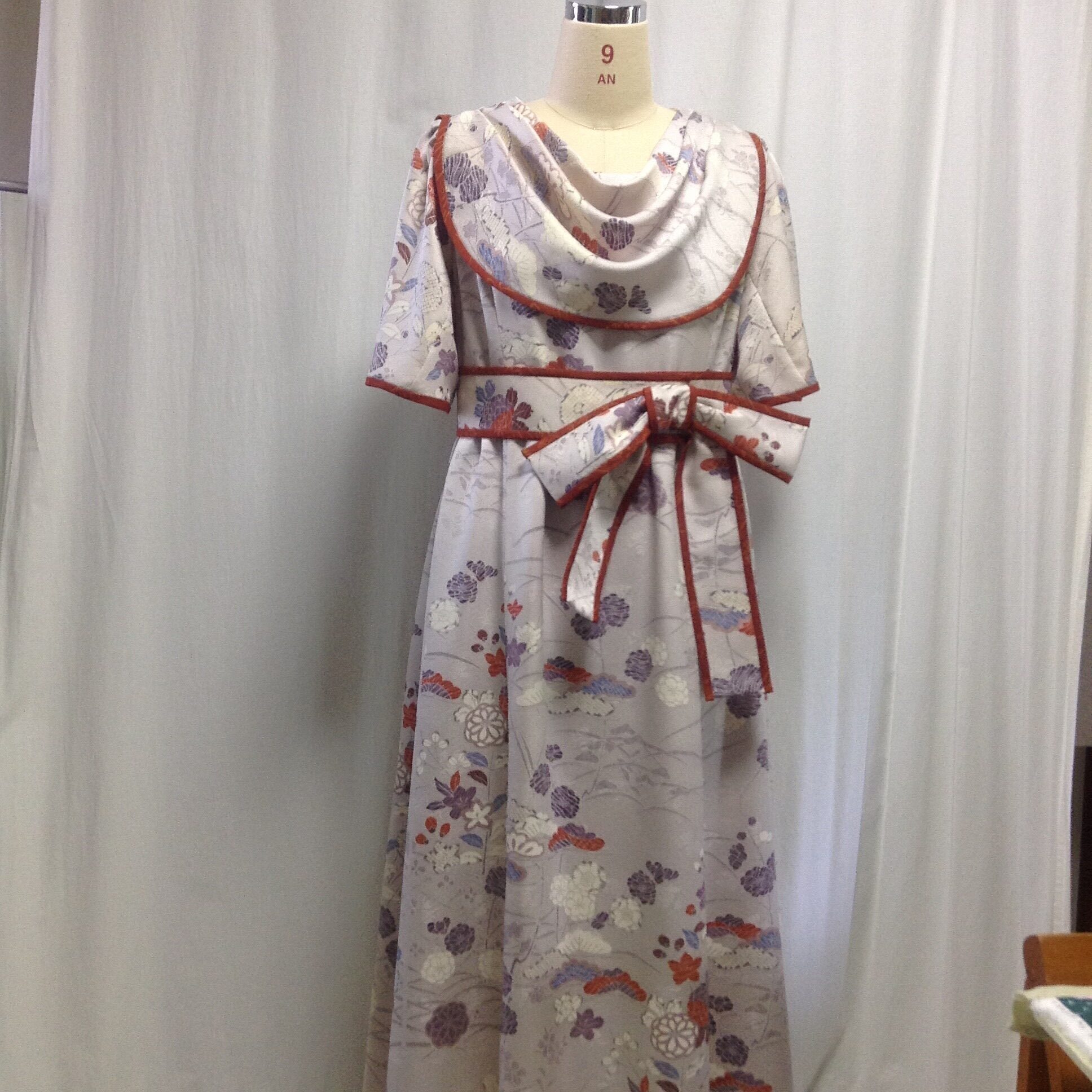 着物反物よりロングドレス